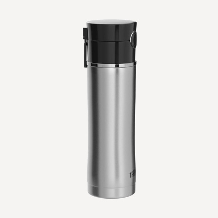 Термокружка Thermos NS-402 BK 0,47L (Gloss Steel, +12h/-24h)